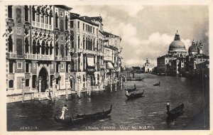 Lot183 venezia venice italy grand canal of the academy real photo gondola