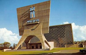Collegeville Minnesota St Johns Abbey Uni Frank Lloyd Wright Postcard K70341