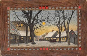 Winter Scene Hold to Light 1911 