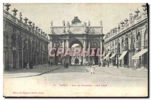 Old Postcard Nancy Arc de Triomphe