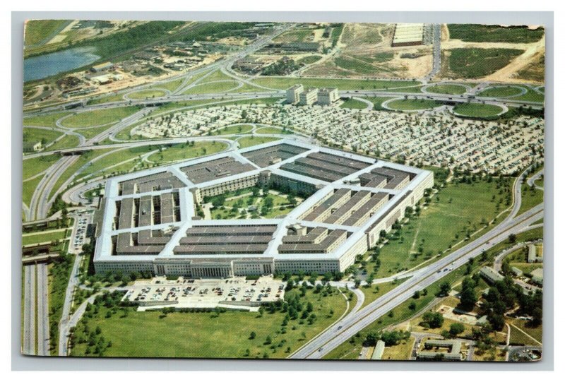 Vintage 1940's Postcard Pentagon World War II Washington DC