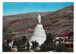 US4847 Lebanon Harissa Our Lady of Lebanon Statue Panorama liban