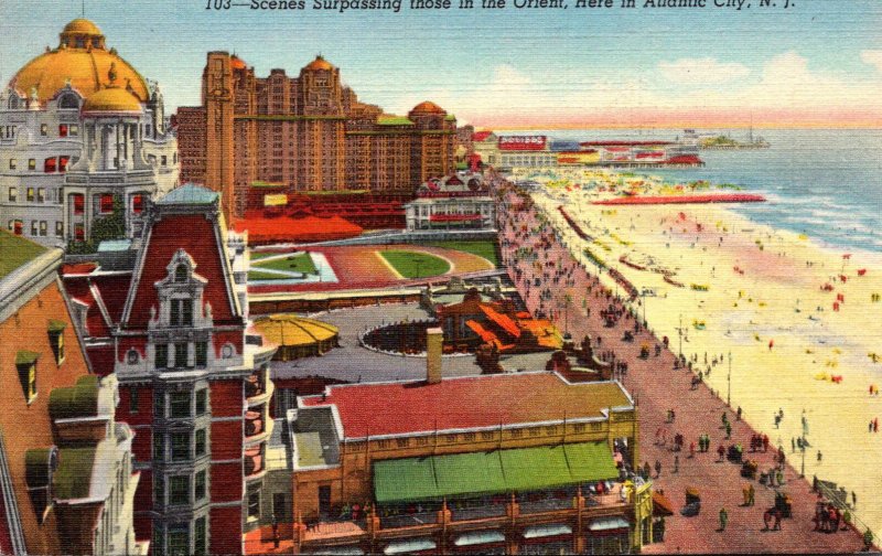 New Jersey Atlantic City Looking North 1946