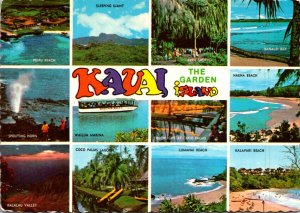 Hawaii Kauai The Garden Island Multi View 1974
