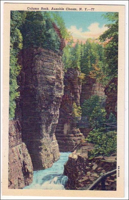 Column Rock, Ausable Chasm NY