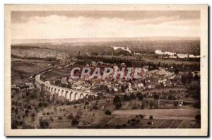 Sancerre - Vue Generale St Satur and the Viaduct - Old Postcard