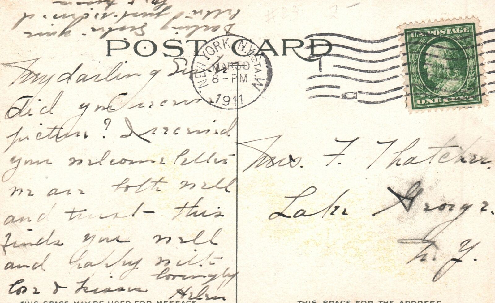 Vintage Postcard 1911 Bronx River Bronx Public Park New York City ...