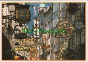 Austria Postcard - Salzburg - Cereal Street With Old Signboards RR15516