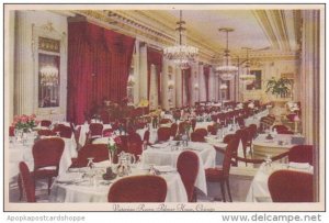 Victorian Room Palmer House Chicago Illinois 1938