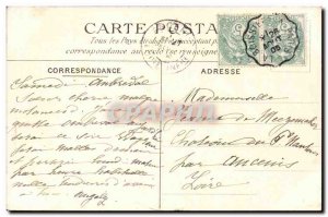 Domont Old Postcard L & # 39eglise