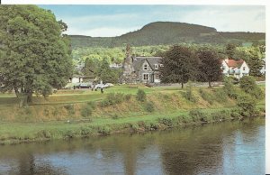 Scotland Postcard - Black Watch Memorial By River Tay - Aberfeldy - Ref ZZ4839