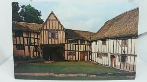 Vintage Postcard Flemish Weavers Houses Dedham Essex posted 1967