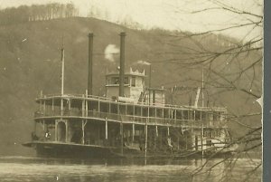 Boscobel WISCONSIN RP c1910 STEAMBOAT GRAND Steamers Steamboats RAPIDS River