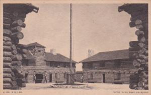 Chicago World's Fair 1933 Court Yard Fort Dearborn