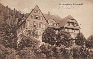 ERHOLUNGSHEIM PFISTERWALD-FERD. RIEDEL #155 PUBLISHED 1900s PHOTO POSTCARD