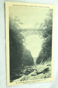 Circa 1905 Quechee Gulf Bridge, Coolidge Highway, White River, VT  Postcard P32