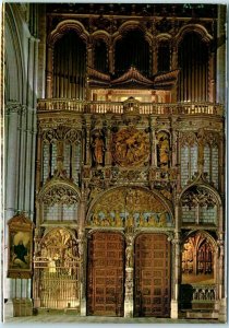 M-17761 Cathedral Organ and Door of the Emperor Toledo Spain