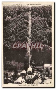 Old Postcard Funicular Capuchin Le Mont Dore