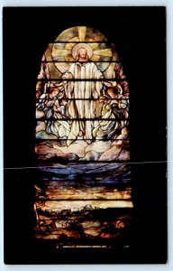 TOPEKA, KS ~ Stained Glass FIRST PRESBYTERIAN CHURCH Ascension Window Postcard