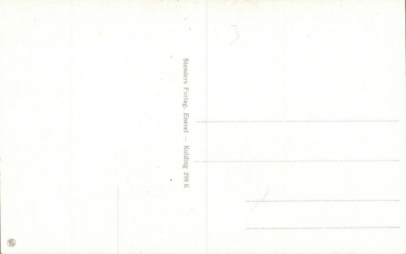 Denmark Kolding Raadhuset Vintage Postcard 08.72