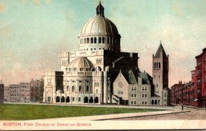 Massachusetts Boston First Church Of Christ Scientist 1907