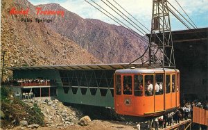 Postcard California Palm Springs Aerial Tramway 1950s Ferris Western 23-5620