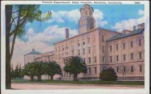 FEMALE DEPARTMENT STATE HOSPITAL  CALIFORNA