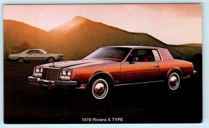 Car Advertising 1979 BUICK RIVIERA S Type ~ Automobile Postcard