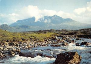 uk6781 cuillins from silgachan  isle of skye  scotland uk