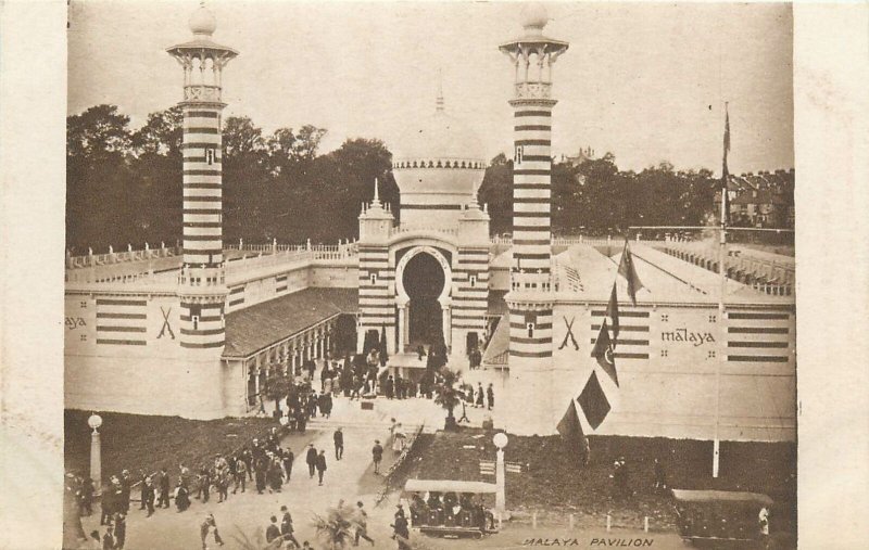 Postcard exhibitions British Empire Exhibition Malaya pavilion 1924