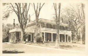 1930s Ellsworth Maine Black House roadside RPPC Postcard 26-485