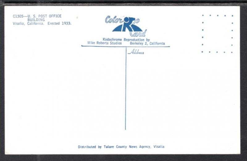 US Post Office,Visala,CA