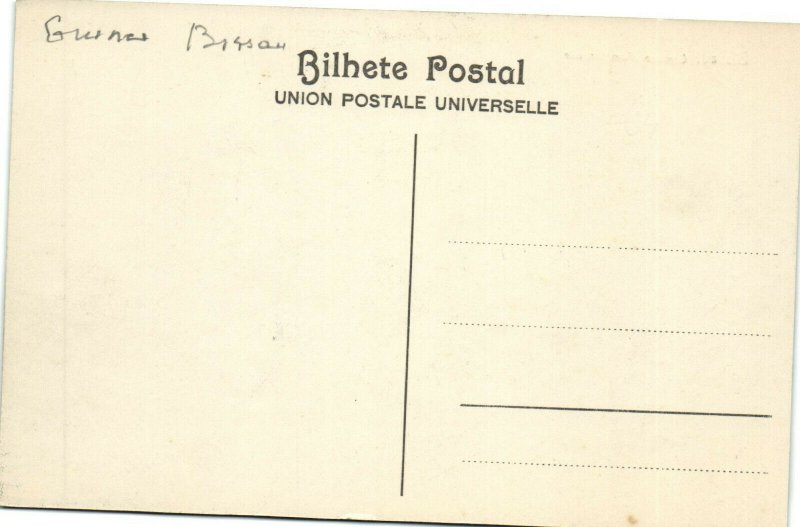 PC GUINÃE PORTUGAISE, BISSAU, COMECO D'UM TORNADO, Vintage Postcard (b38685)