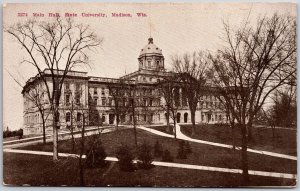 Mormon Tabernacle Salt Lake City Utah UT Entrance Landscape Trees Postcard