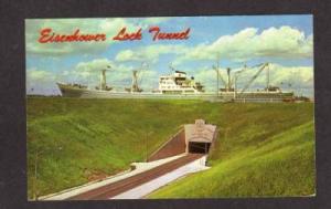 NY Dwight D Eisenhower Lock Tunnel MASSENA NEW YORK PC