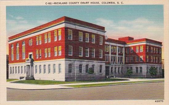 South Carolina Columbia Richland County Court House