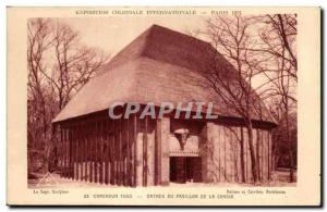 CPA Exposition Coloniale Internationale Paris 1931 Cameroun Togo Entree Du Pavil