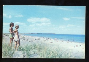 Block Island, Rhode Island/RI Postcard, Crescent Beach, East Shore