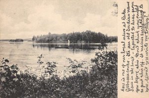 Maine ? Lake Cobbossee Scenic View Vintage Postcard AA74478