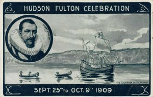 Hudson Fulton Celebration, Sept. 25 to Oct. 9, 1909, New York, Postcard, Unused