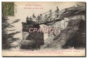 Postcard Old Vosges Surroundings of Saint Die L & # 39ensemble of rocks & # 3...