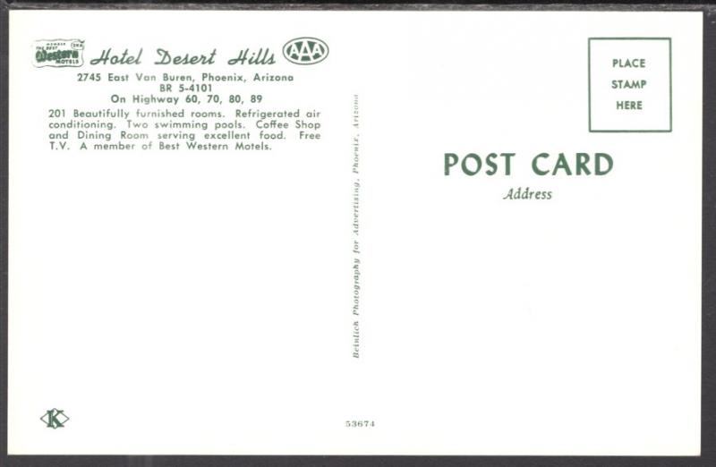 Hotel Desert Hills,Phoenix,AZ