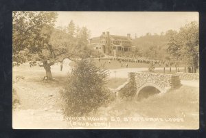 RPPC DEADWOOD SOUTH DAKOTA STATE GAME LODGE 1927 REAL PHOTO POSTCARD