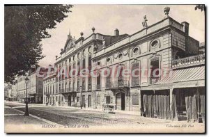 Postcard Old Macon The Hotel de Ville