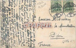 Old Postcard Bensheim 1909 Declercq Street Handling Dijon France