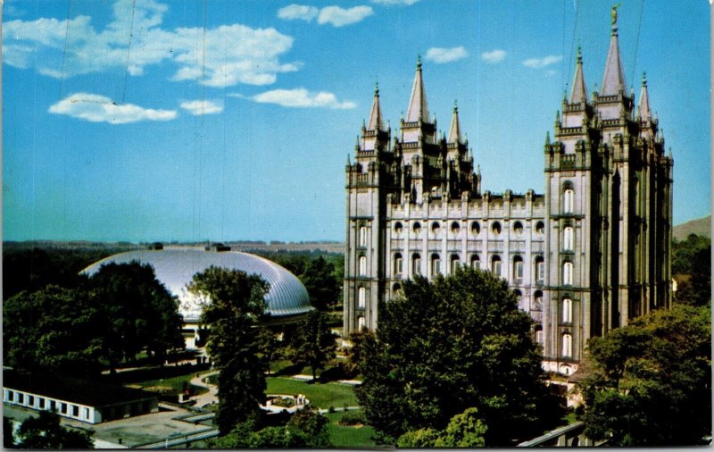 Temple Square Salt Lake City Utah UT Postcard VTG UNP Mike Roberts Vintage 