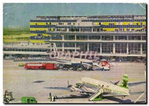 Postcard Modern Jet Aviation Airport Paris Orly Parking Area