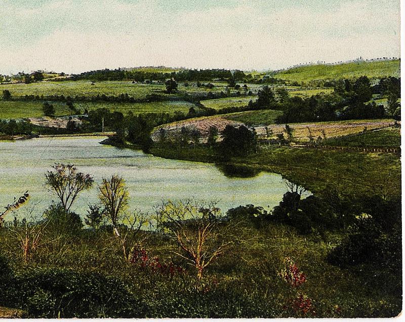 1907 The Pond at Glenburn Near Scranton PA Lackawanna RARE Woolworth DB Postcard