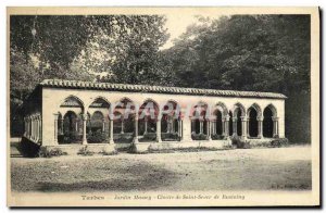 Old Postcard Tarbes Massey garden Cloitre Saint Sever Rustaing