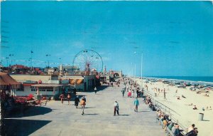 Postcard Florida Dayton 1956 Amusement Center Boardwalk Southern Card 23-13403